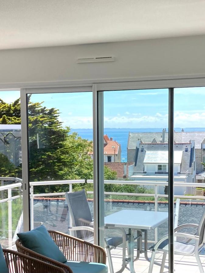 Grand Et Luxueux Appartement Lumineux 4 Pers Vue Mer Wifi Inclus Quiberon Zewnętrze zdjęcie