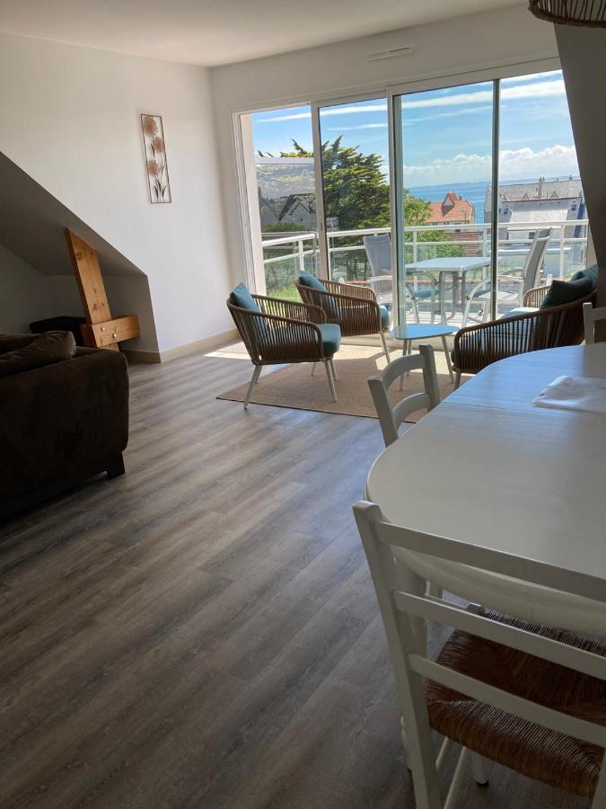 Grand Et Luxueux Appartement Lumineux 4 Pers Vue Mer Wifi Inclus Quiberon Zewnętrze zdjęcie