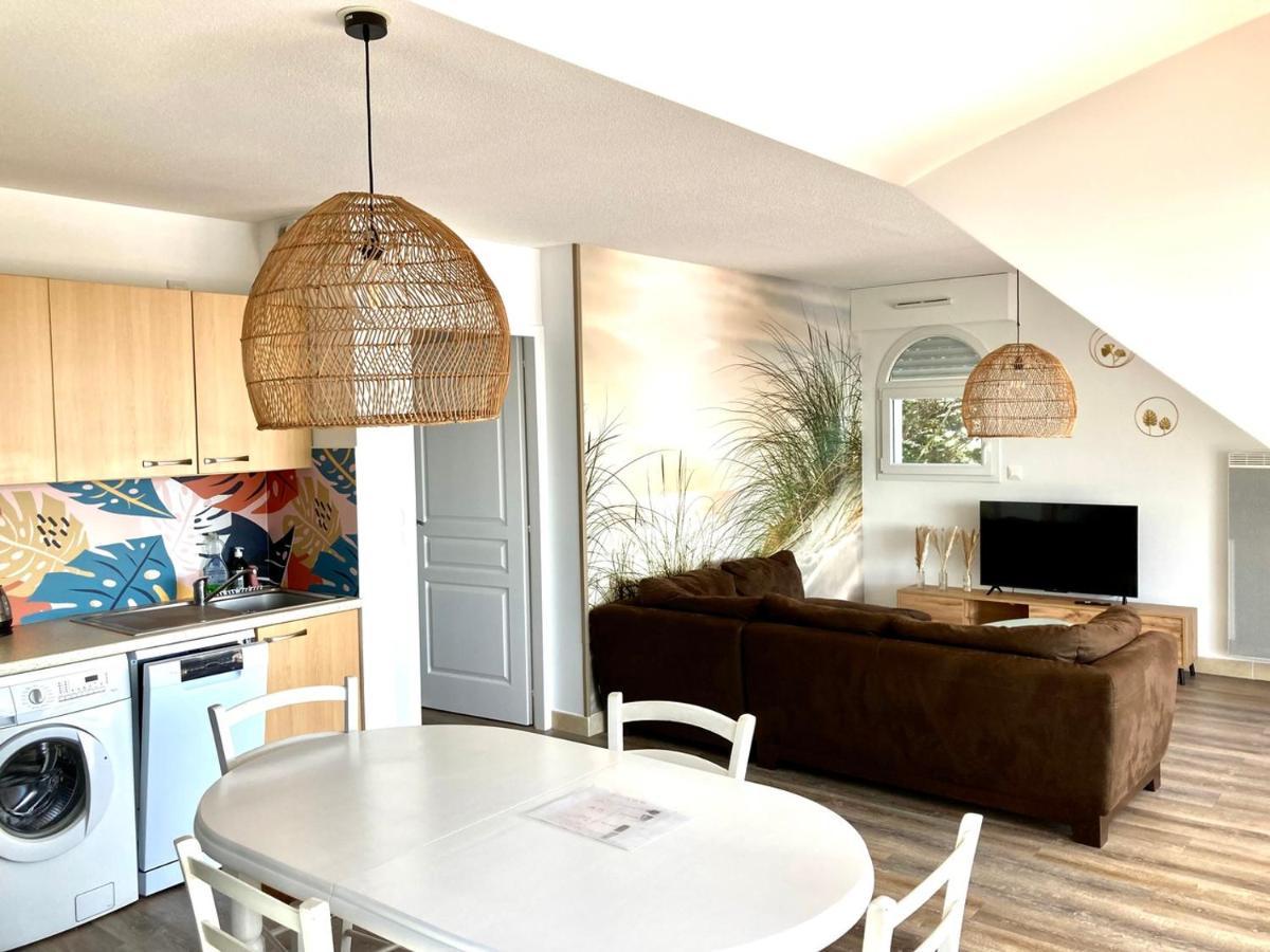 Grand Et Luxueux Appartement Lumineux 4 Pers Vue Mer Wifi Inclus Quiberon Zewnętrze zdjęcie